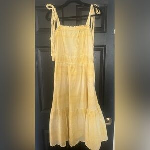Free Assembly Yellow Dress